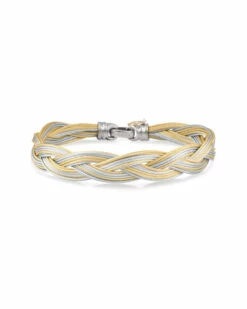ALOR Classique 18K & Stainless Steel Cable Bracelet Women Bracelets
