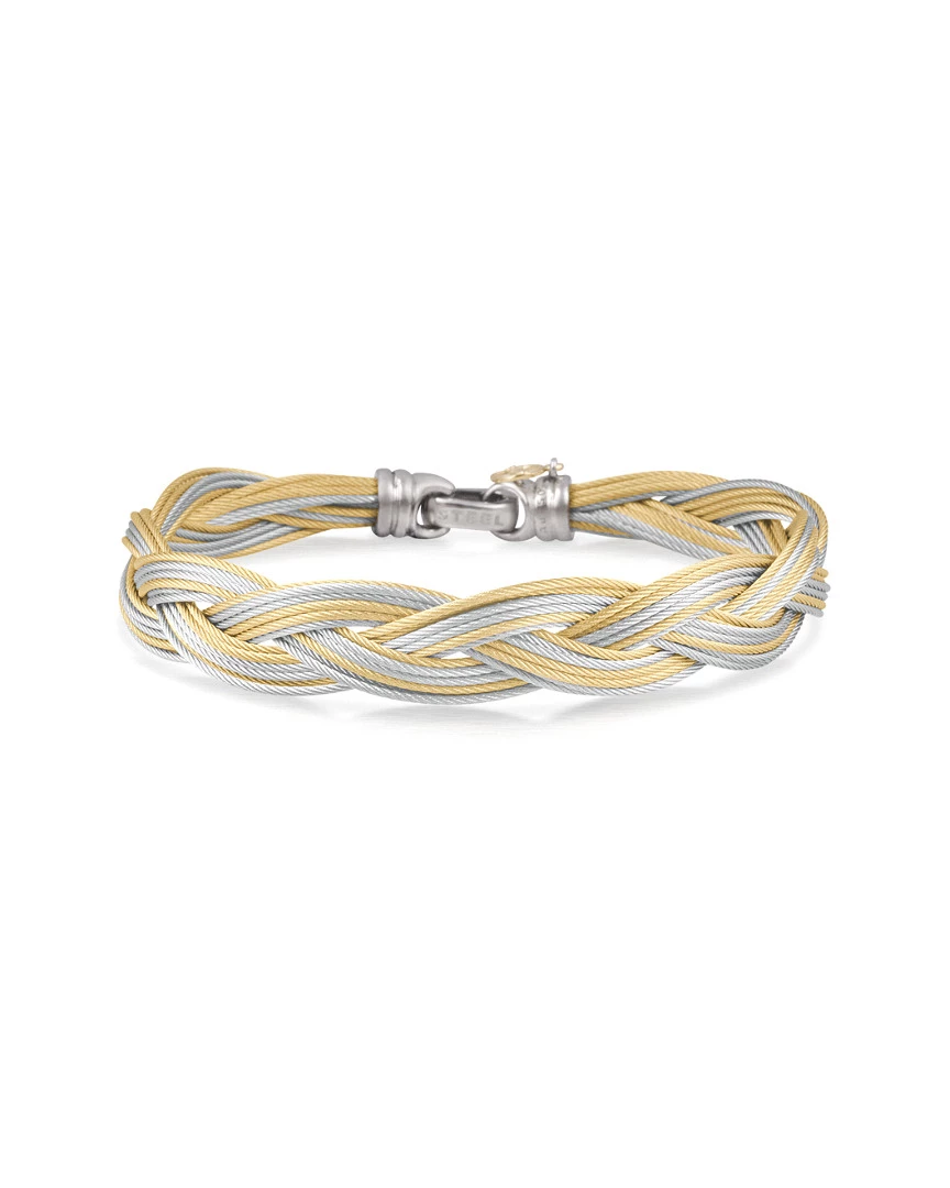 ALOR Classique 18K & Stainless Steel Cable Bracelet Women Bracelets