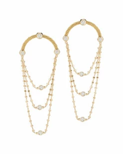 ALOR Classique 18K 0.21 Ct. Tw. Diamond Earrings Women