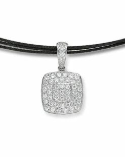 ALOR Noir 18K 0.41 Ct. Tw. Diamond Necklace Women Necklaces