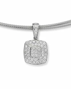 ALOR Classique 18K 0.41 Ct. Tw. Diamond Necklace Women Necklaces