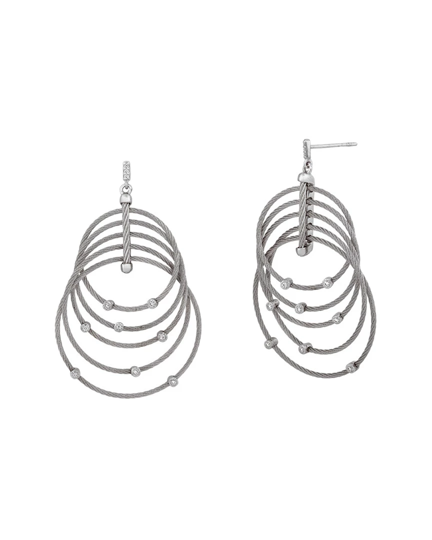 ALOR Classique 18K 0.16 Ct. Tw. Diamond Earrings Women