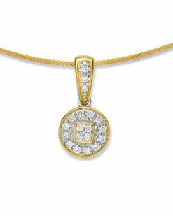 ALOR Classique 18K 0.17 Ct. Tw. Diamond Necklace Women Necklaces