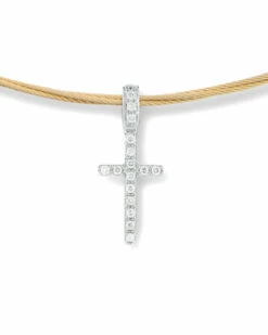 ALOR Classique 18K 0.14 Ct. Tw. Diamond Necklace Women Necklaces