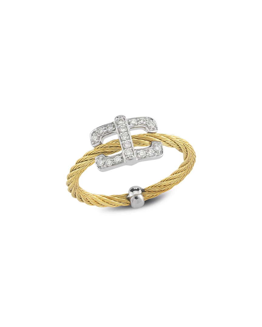 ALOR Classique 18K 0.14 Ct. Tw. Diamond Ring Women Rings