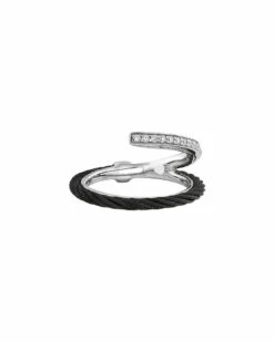 ALOR Noir 18K 0.12 Ct. Tw. Diamond Ring Women Rings