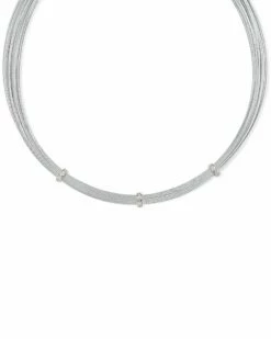 ALOR Classique 18K 0.14 Ct. Tw. Diamond Necklace Women Necklaces