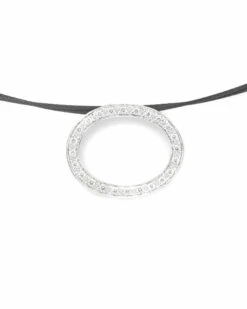 ALOR Noir 18K & Stainless Steel 0.21 Ct. Tw. Diamond Necklace Women Necklaces