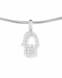 ALOR Classique 18K & Stainless Steel 0.27 Ct. Tw. Diamond Necklace Women Necklaces