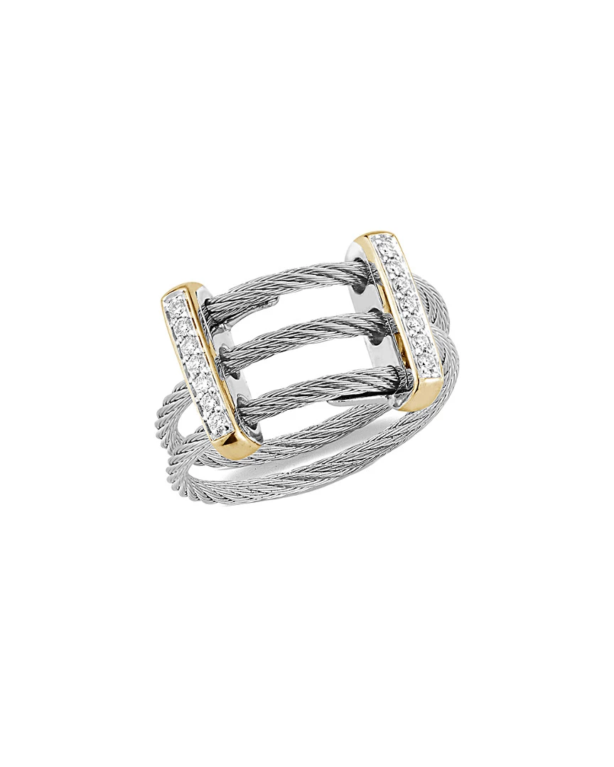 ALOR Classique 18K 0.12 Ct. Tw. Diamond Ring Women Rings