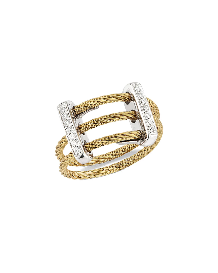 ALOR Classique 18K 0.12 Ct. Tw. Diamond Ring Women Rings
