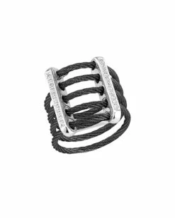 ALOR Noir 18K 0.22 Ct. Tw. Diamond Ring Women Rings