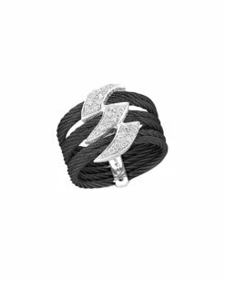 ALOR Noir 18K 0.22 Ct. Tw. Diamond Ring Women Rings