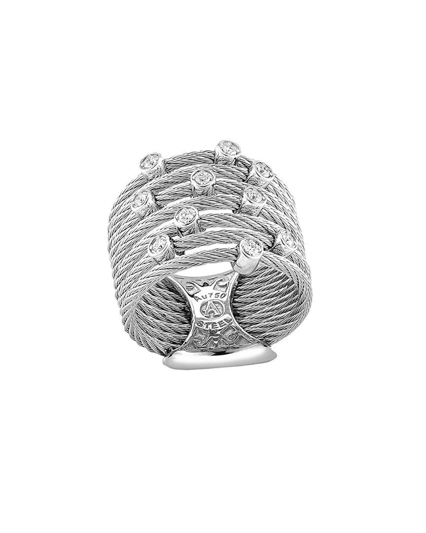 ALOR Classique 18K 0.22 Ct. Tw. Diamond Ring Women Rings