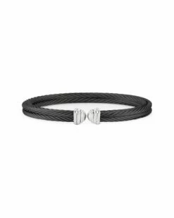 ALOR Men's Stainless Steel Bangle Bracelet Women Bracelets