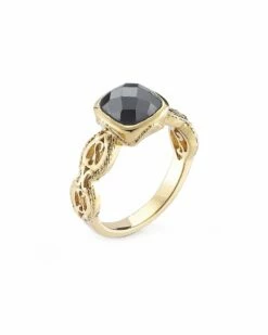 DeLatori By ALOR 18K Over Silver Ring Women Rings