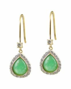 DeLatori By ALOR 18K Over Silver Earrings Women