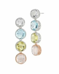 DeLatori By ALOR Silver Interchangeable Earrings Women