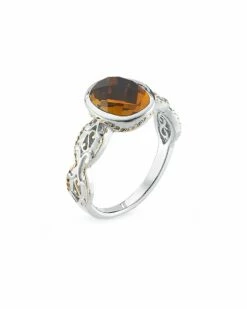 DeLatori By ALOR 18K & Silver Ring Women Rings