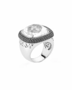 DeLatori By ALOR Silver 15.00 Ct. Tw. Ring Women Rings