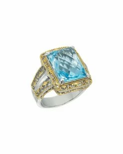 DeLatori By ALOR 18K & Silver Ring Women Rings