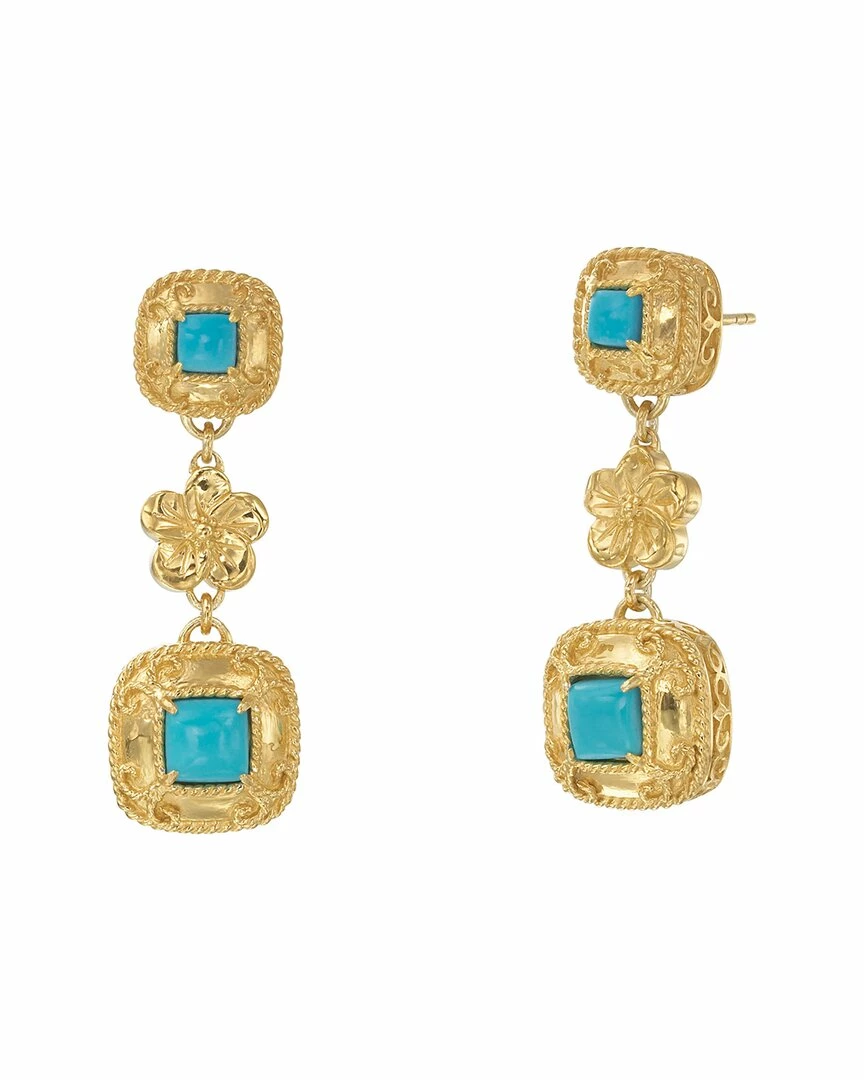 DeLatori By ALOR 18K Over Silver Earrings Women