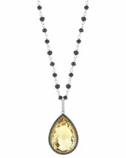 DeLatori By ALOR 18K & Silver 22.00 Ct. Tw. Necklace Women Necklaces