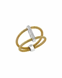 ALOR Classique 18K 0.05 Ct. Tw. Diamond Ring Women Rings