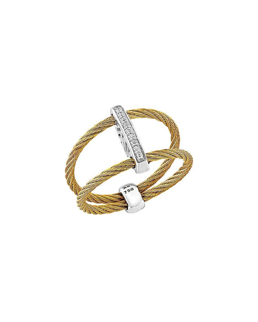 ALOR Classique 18K 0.05 Ct. Tw. Diamond Ring Women Rings