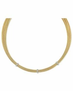 ALOR Classique 18K Diamond Cable Necklace Women Necklaces