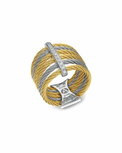 ALOR Classique 18K 0.11 Ct. Tw. Diamond Ring Women Rings