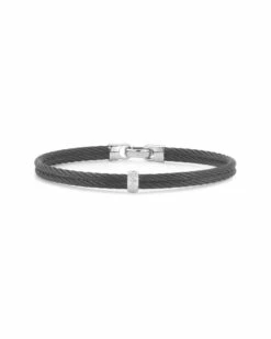 ALOR 18K 0.08 Ct. Tw. Diamond Bracelet Women Bracelets