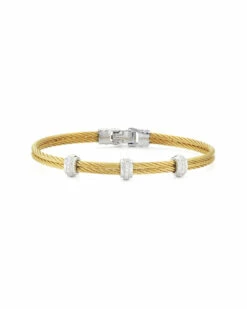 ALOR 18K 0.13 Ct. Tw. Diamond Bracelet Women Bracelets
