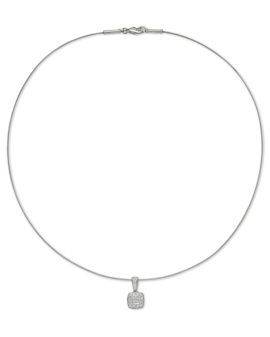 ALOR 18K 0.17 Ct. Tw. Diamond Necklace Women Necklaces