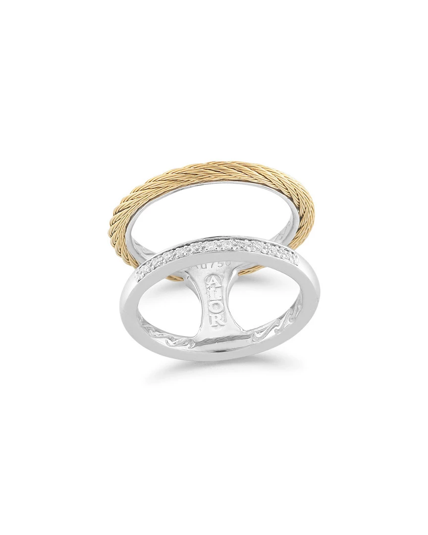 ALOR 18K Diamond Ring Women Rings