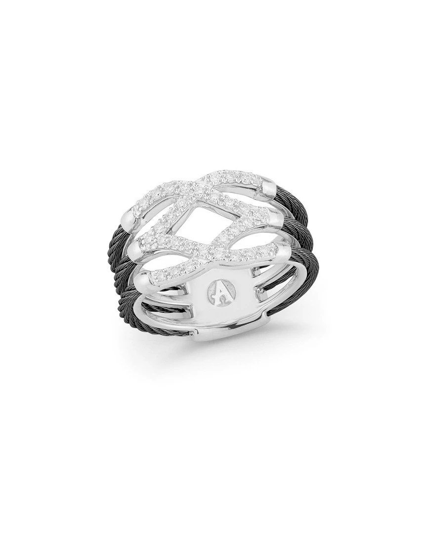 ALOR 18K 0.25 Ct. Tw. Diamond Ring Women Rings