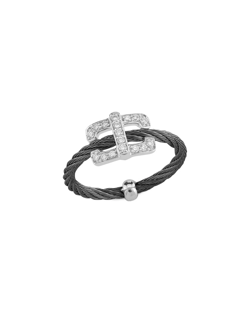 ALOR 18K 0.14 Ct. Tw. Diamond Ring Women Rings