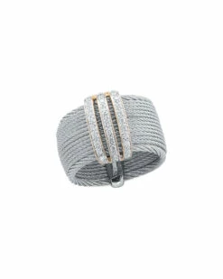 ALOR 18K .30 Ct. Tw. Diamond Ring Women Rings