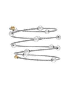 ALOR Classique 18K Pearl Cable Bracelet Women Bracelets