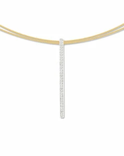ALOR Classique 18K 0.16 Ct. Tw. Diamond Necklace Women Necklaces