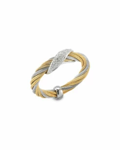 ALOR Classique 18K 0.05 Ct. Tw. Diamond Ring Women Rings