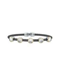 ALOR Noir 18K Bangle Bracelet Women Bracelets