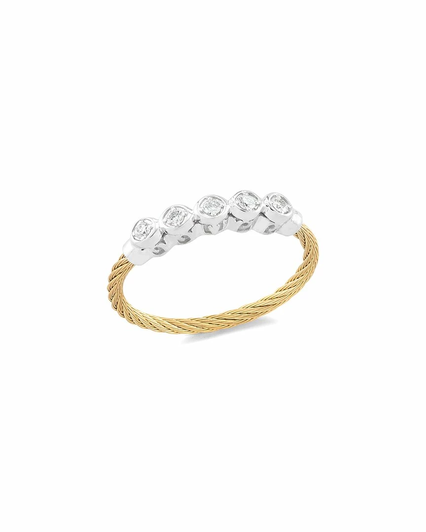 ALOR Classique 18K 0.11 Ct. Tw. Diamond Ring Women Rings