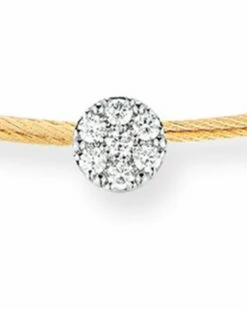 ALOR Classique 18K 0.14 Ct. Tw. Diamond Necklace Women Necklaces