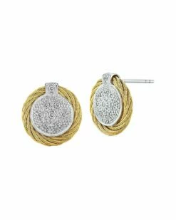 ALOR Classique 14K 0.14 Ct. Tw. Diamond Earrings Women