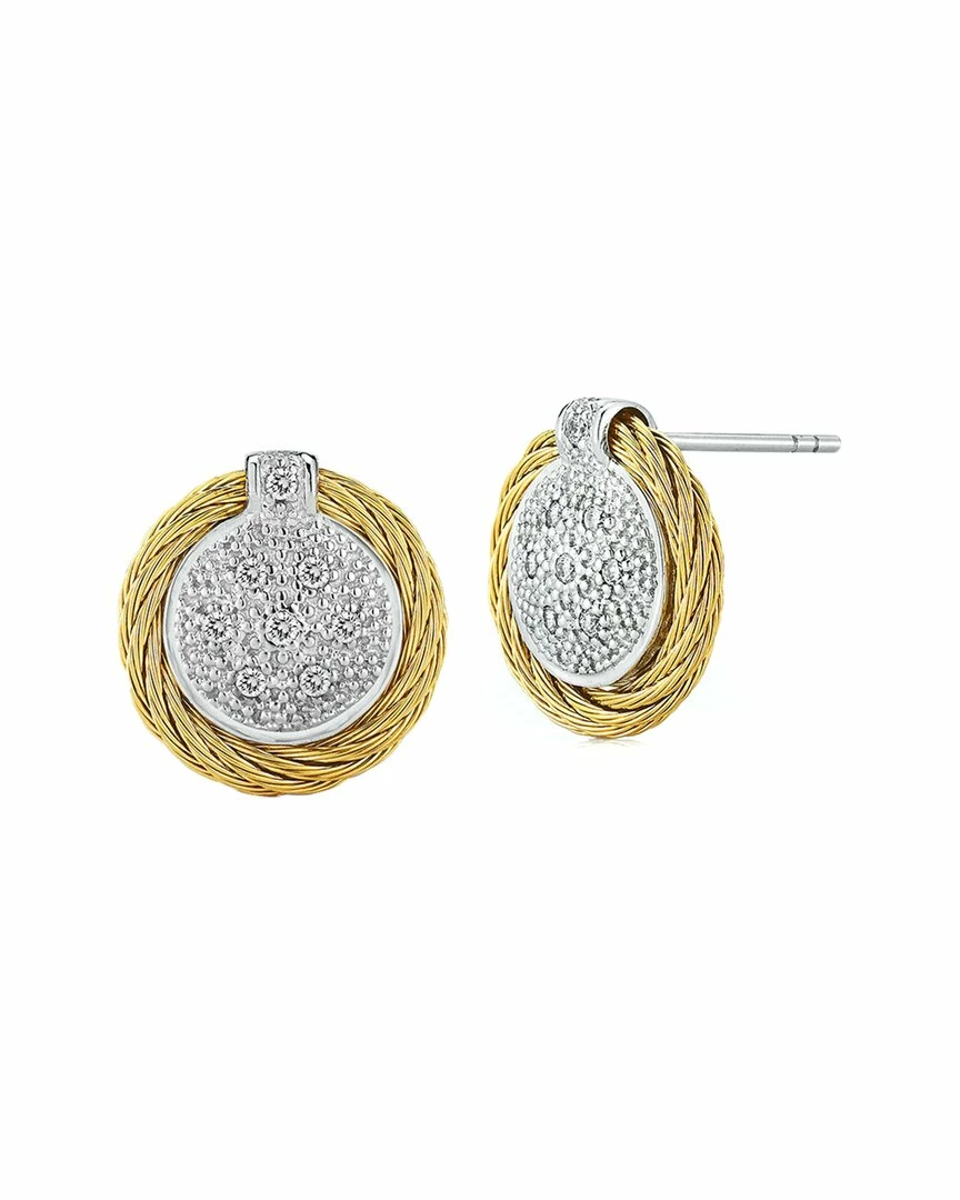 ALOR Classique 14K 0.14 Ct. Tw. Diamond Earrings Women