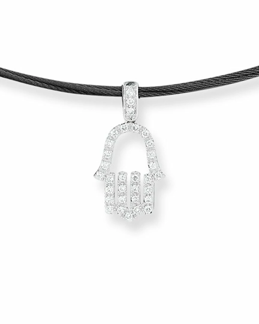 ALOR Noir 18K 0.27 Ct. Tw. Diamond Necklace Women Necklaces