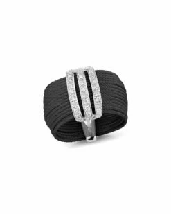 ALOR Noir 18K 0.30 Ct. Tw. Diamond Ring Women Rings